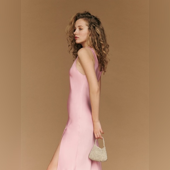 REFORMATION // Bevin Satin Dress NWT - Picture 4 of 5